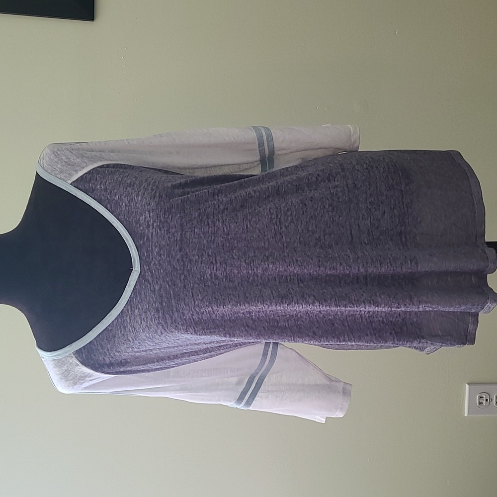 Baseball style plus size Tshirt